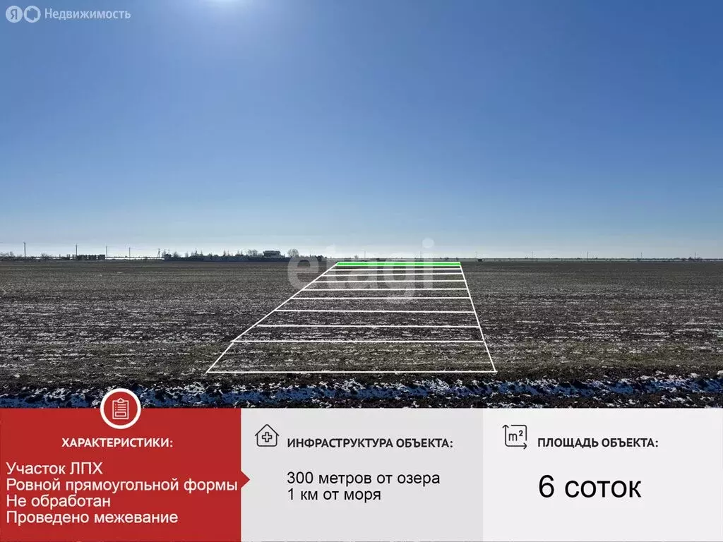 Участок в Сакский район, Молочненское сельское поселение, Молочненский ... - Фото 2