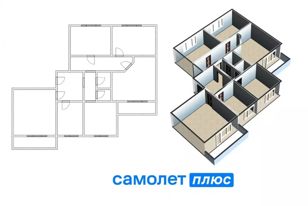 5-комнатная квартира: Кемерово, Молодёжный проспект, 8 (103.5 м) - Фото 0