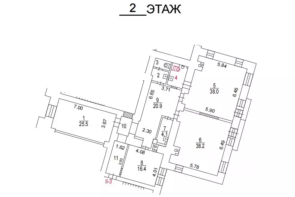 Помещение свободного назначения в Москва Кутузовский просп., 30 (163 ... - Фото 2