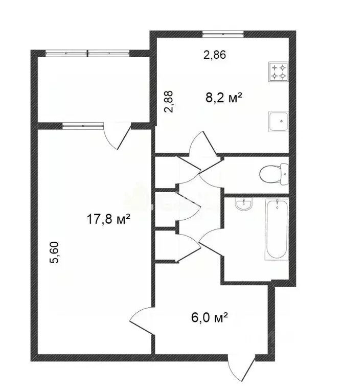 1-к кв. Ямало-Ненецкий АО, Новый Уренгой Дружба мкр, 1/5 (36.2 м) - Фото 0