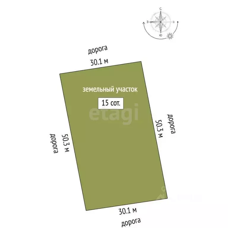 Участок в Крым, Симферопольский район, Первомайское с/пос, с. Красное ... - Фото 2