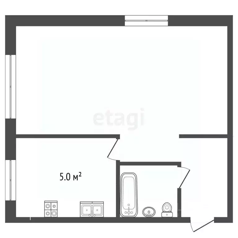 1-к кв. Мордовия, Саранск ул. Веселовского, 16 (20.0 м) - Фото 1