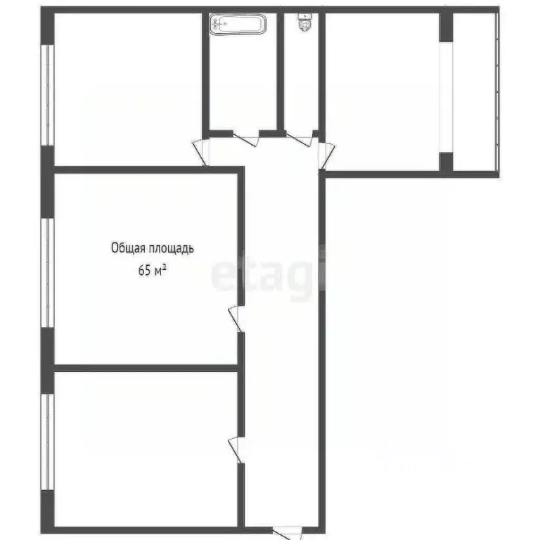 3-к кв. Алтайский край, Белокуриха Советская ул., 2 (63.0 м) - Фото 2