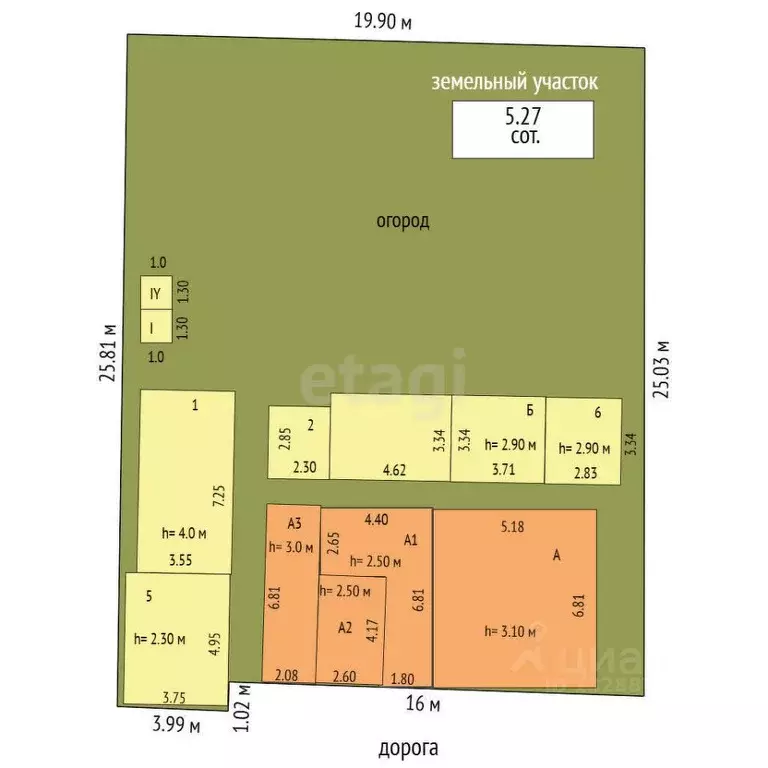 Дом в Орловская область, Орловский район, Союз СНТ 98 (71 м) - Фото 1
