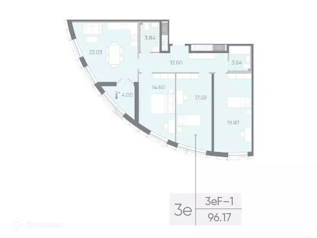 Продаётся 3-к квартира, 96.5 м - Фото 0