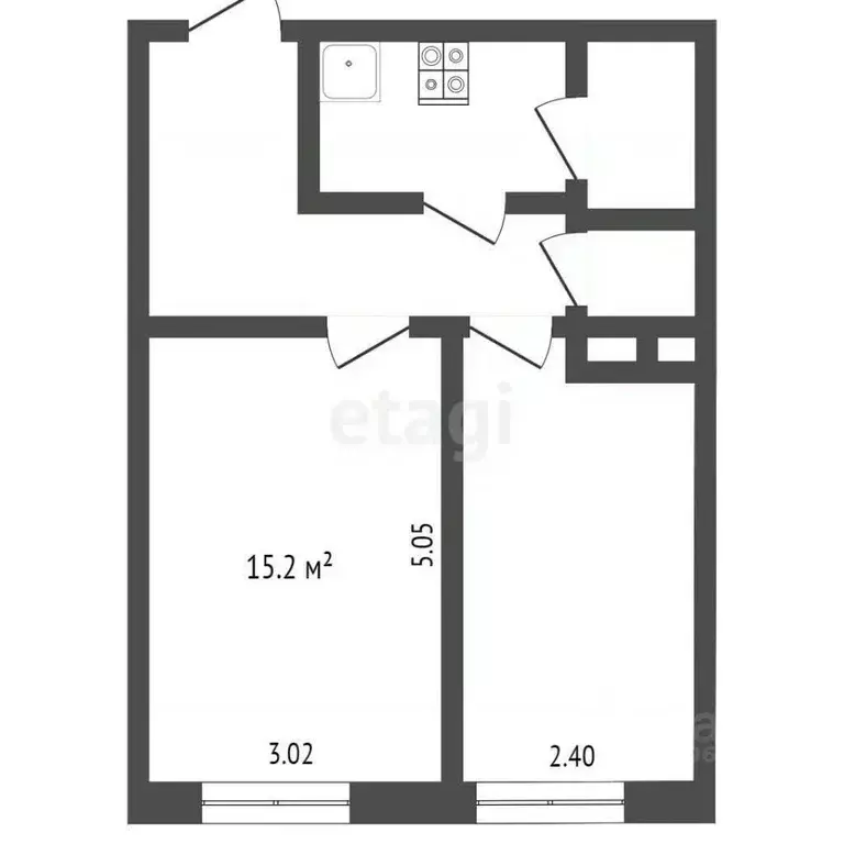 2-к кв. Московская область, Мытищи городской округ, д. Пирогово ул. ... - Фото 2