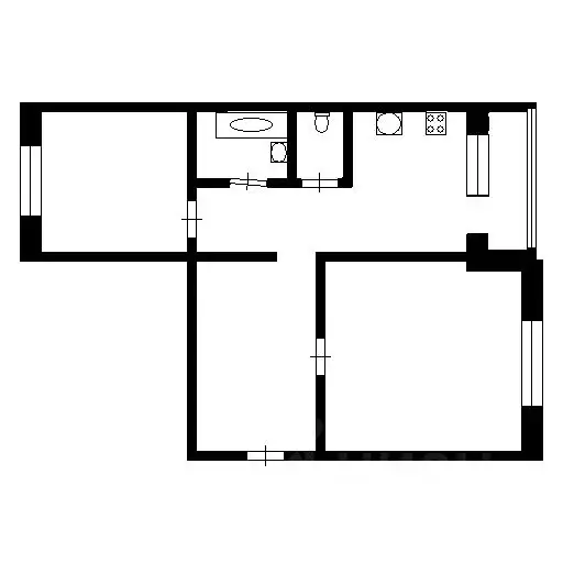 2-к кв. Тульская область, Щекино Ясенковский проезд, 4 (50.1 м) - Фото 1
