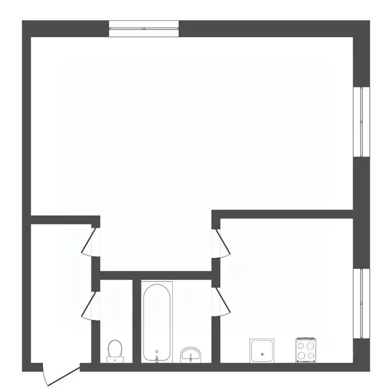 1-к кв. Тюменская область, Тюмень ул. Мельникайте, 93 (30.1 м) - Фото 0