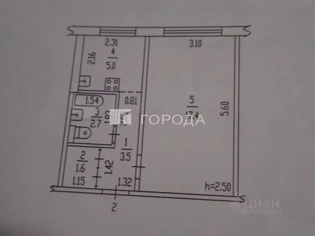 1-к кв. Алтайский край, Барнаул ул. Малахова, 124 (30.2 м) - Фото 1