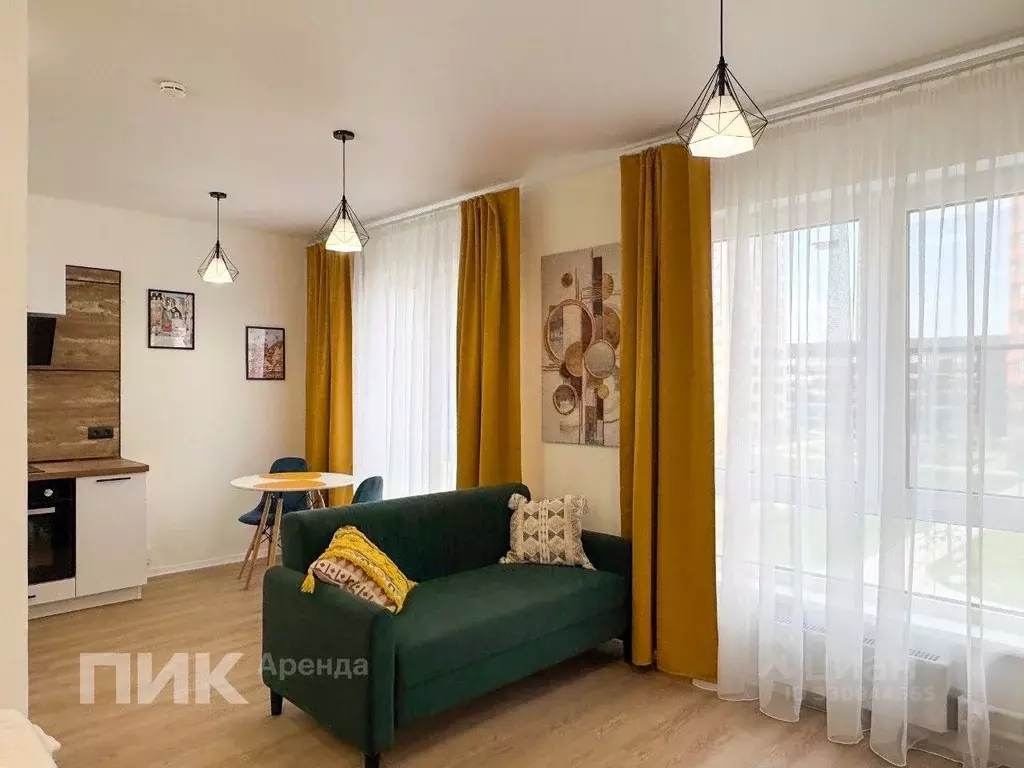 Студия Московская область, Одинцово ул. Березовая, 5к2 (34.0 м) - Фото 1