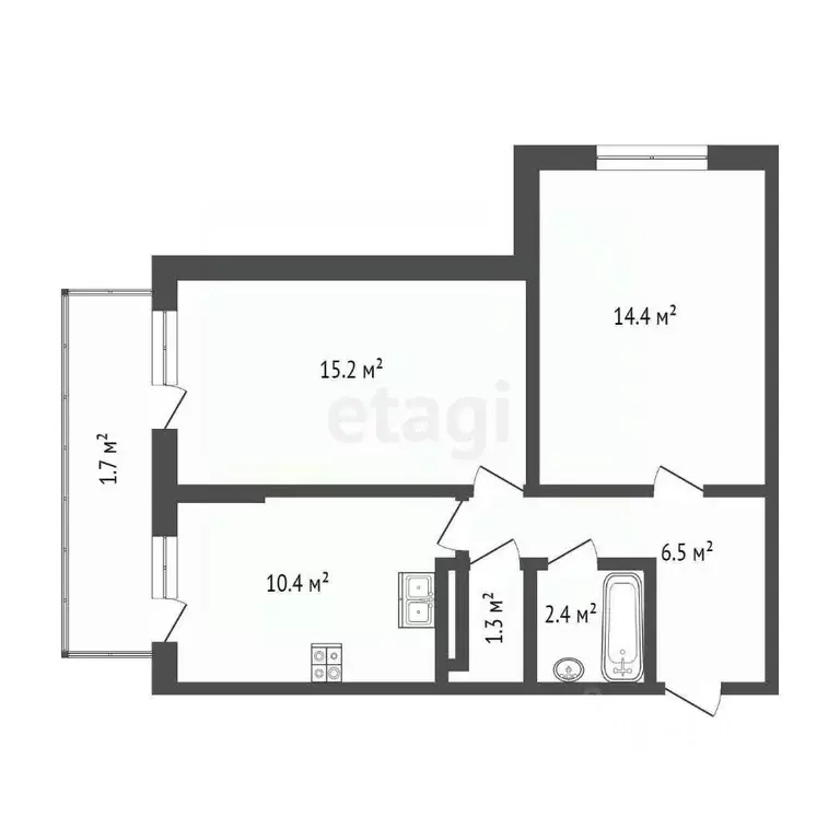 2-к кв. Ростовская область, Ростов-на-Дону ул. Максима Горького, 160 ... - Фото 1