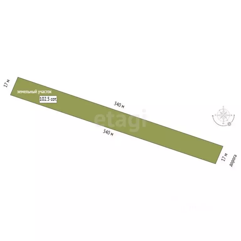 Участок в Крым, Симферопольский район, Перовское с/пос, с. Клиновка  ... - Фото 2