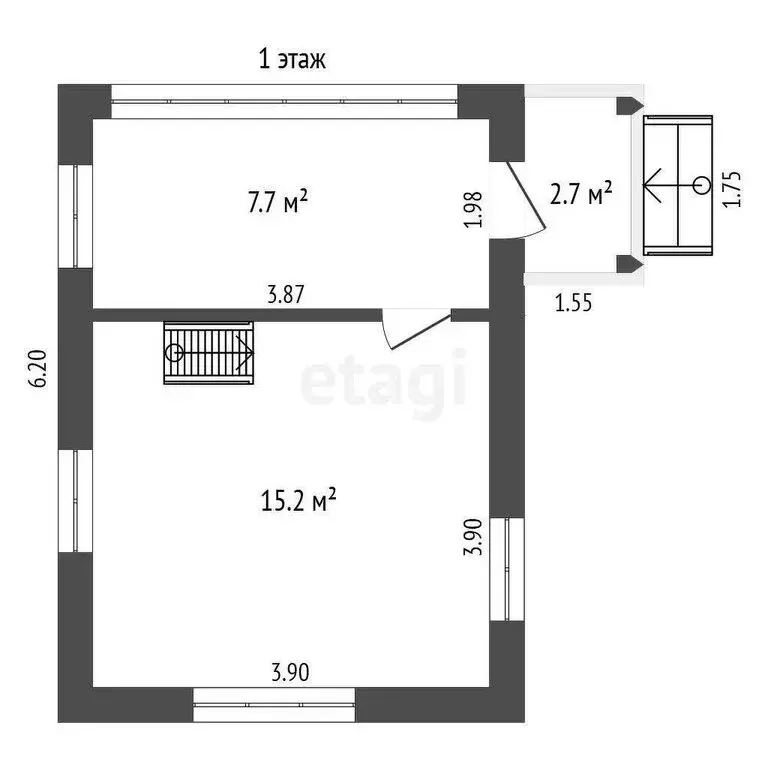 Дом в Вологодская область, Кадуйский муниципальный округ, СТ ... - Фото 2