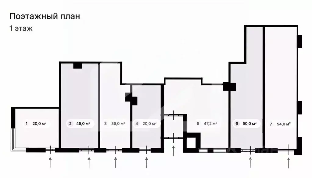 Помещение свободного назначения в Москва Профсоюзная ул., 60/1 (45 м) - Фото 2