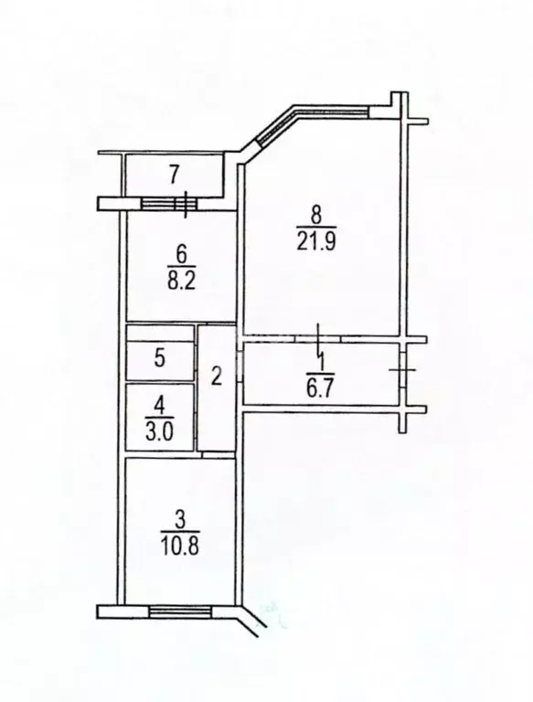 2-к кв. Москва Рождественская ул., 16 (55.7 м) - Фото 1