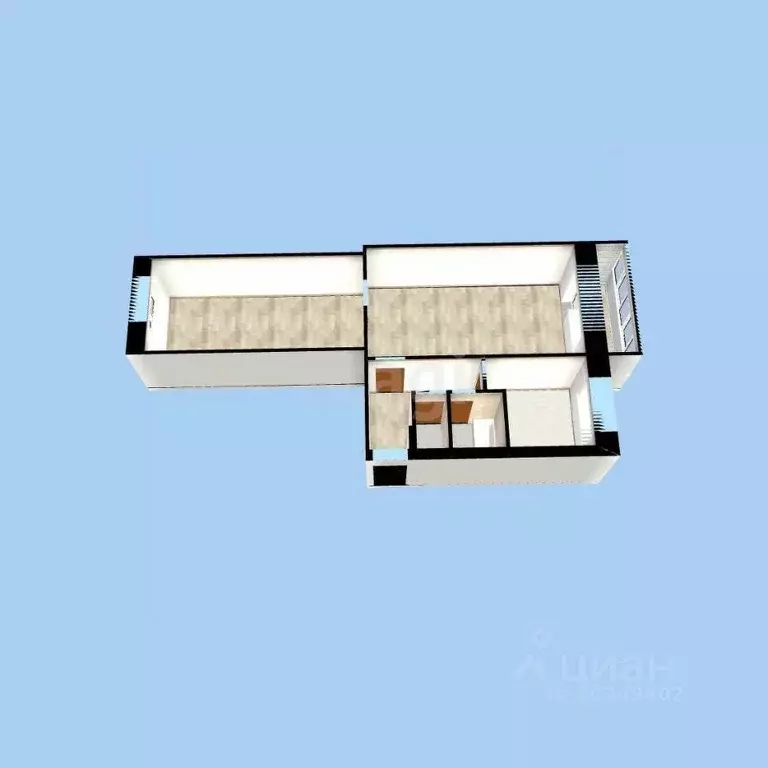 2-к кв. Башкортостан, Уфа ул. Гафури, 52 (44.9 м) - Фото 1