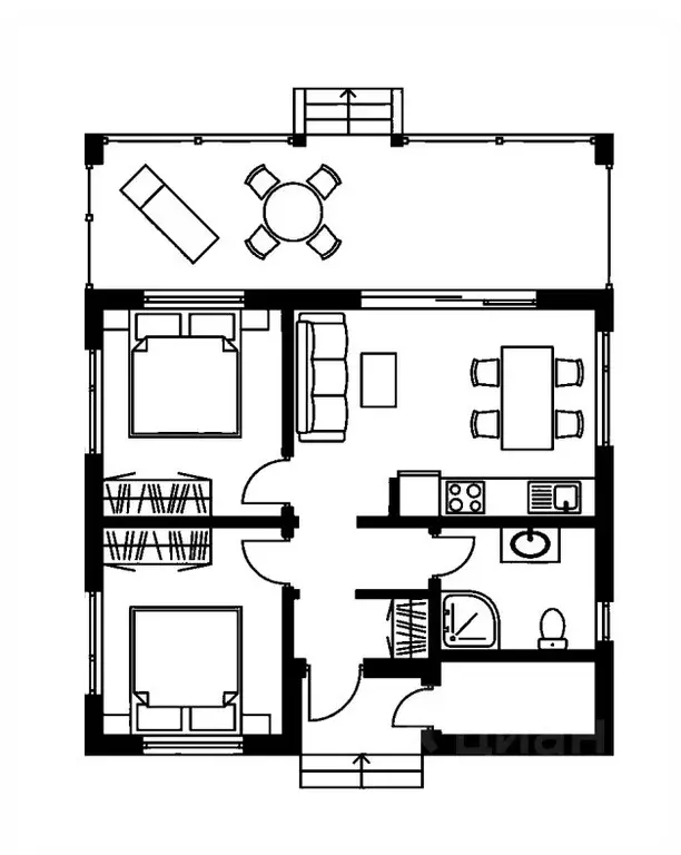 Дом в Московская область, Можайский муниципальный округ, Лесная ... - Фото 2