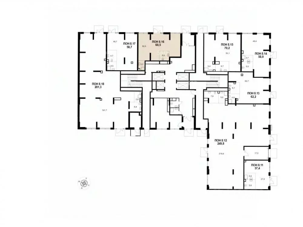 Торговая площадь в Москва 1-й Измайловский жилой комплекс, к4 (61 м) - Фото 2