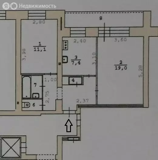 2-комнатная квартира: Екатеринбург, улица Авиаторов, 2к1 (48.1 м) - Фото 2