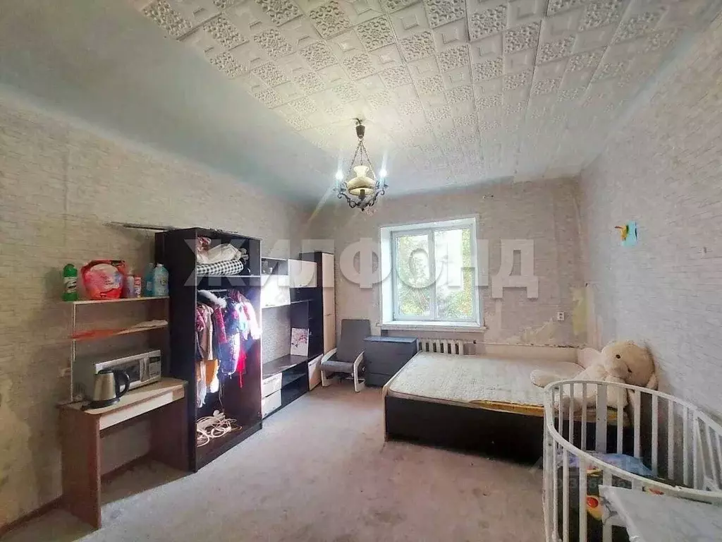 Комната Новосибирская область, Новосибирск Владимировская ул., 4 (33.9 ... - Фото 1