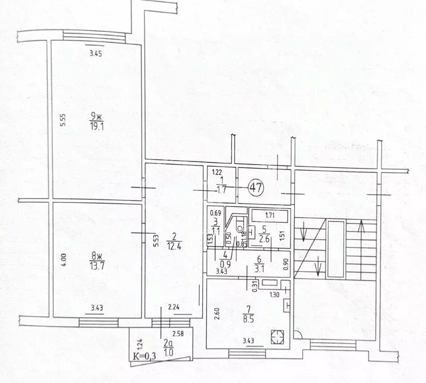 2-к кв. Калининградская область, Калининград ул. Ульяны Громовой, 115 ... - Фото 2