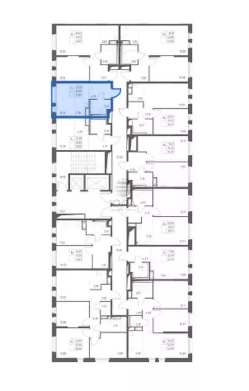 Квартира-студия: Мурино, Ручьёвский проспект, 18 (20.8 м) - Фото 2