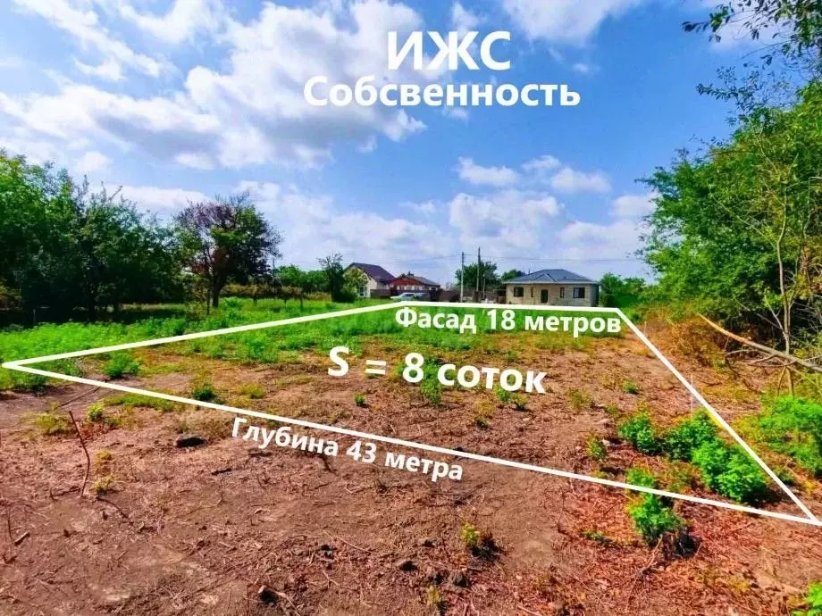 Участок в Краснодарский край, Темрюк Автомобилист СНТ, ул. Ореховая, ... - Фото 1