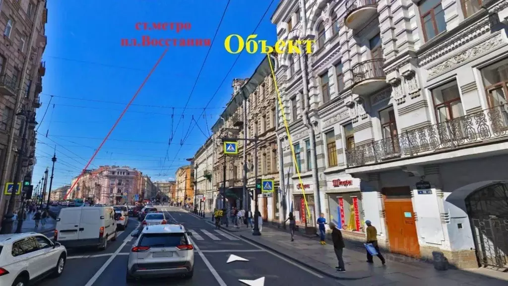 Помещение свободного назначения в Санкт-Петербург Невский просп., 130 ... - Фото 1