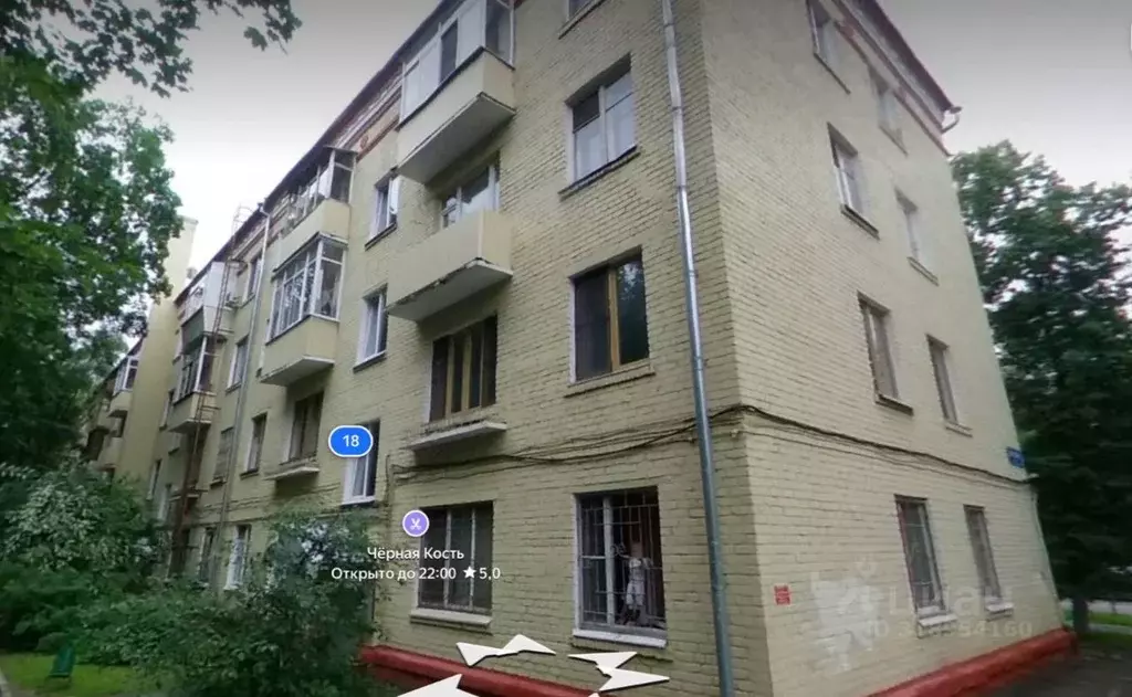 Свободной планировки кв. Московская область, Реутов ул. Ленина, 18 ... - Фото 1