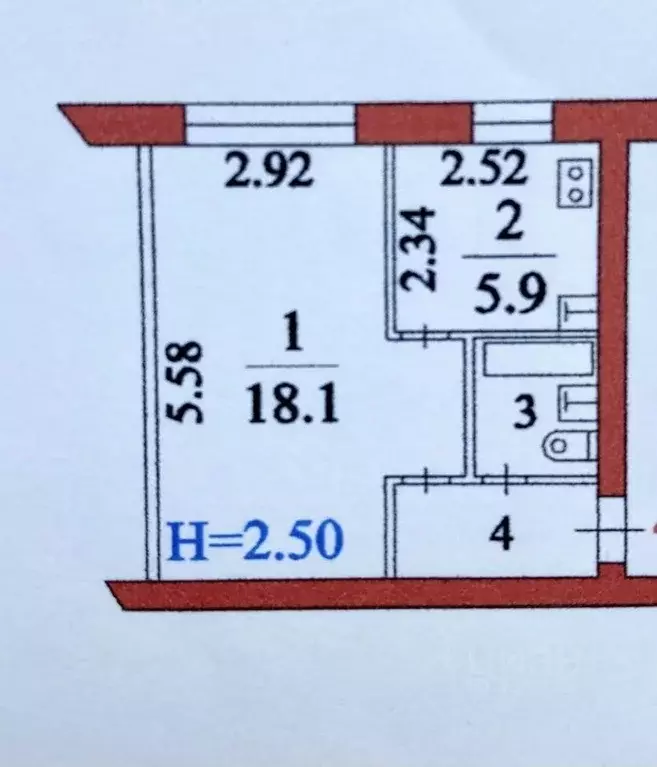 1-к кв. Московская область, Пересвет Сергиево-Посадский район, ул. ... - Фото 2