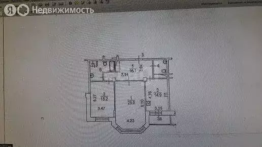 2-комнатная квартира: Москва, улица Гарибальди, 3 (95 м) - Фото 1