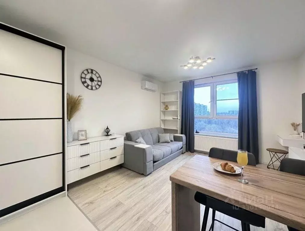 Студия Москва ул. Корнейчука, 27 (25.8 м) - Фото 2