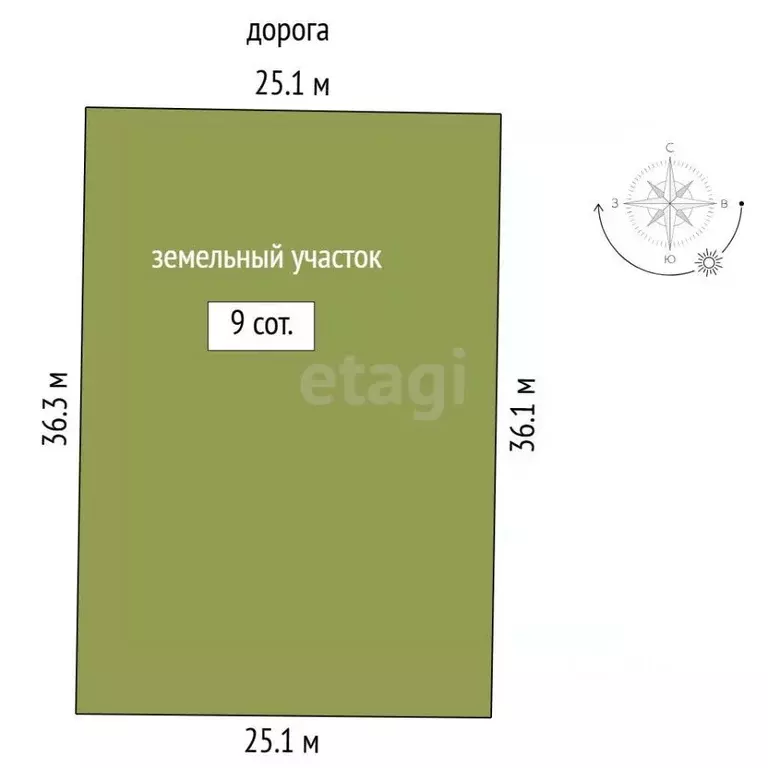 Участок в Тюменская область, Нижнетавдинский муниципальный округ, ... - Фото 2