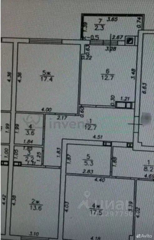 2-к кв. Калининградская область, Калининград ул. Виктора Денисова, 18 ... - Фото 2