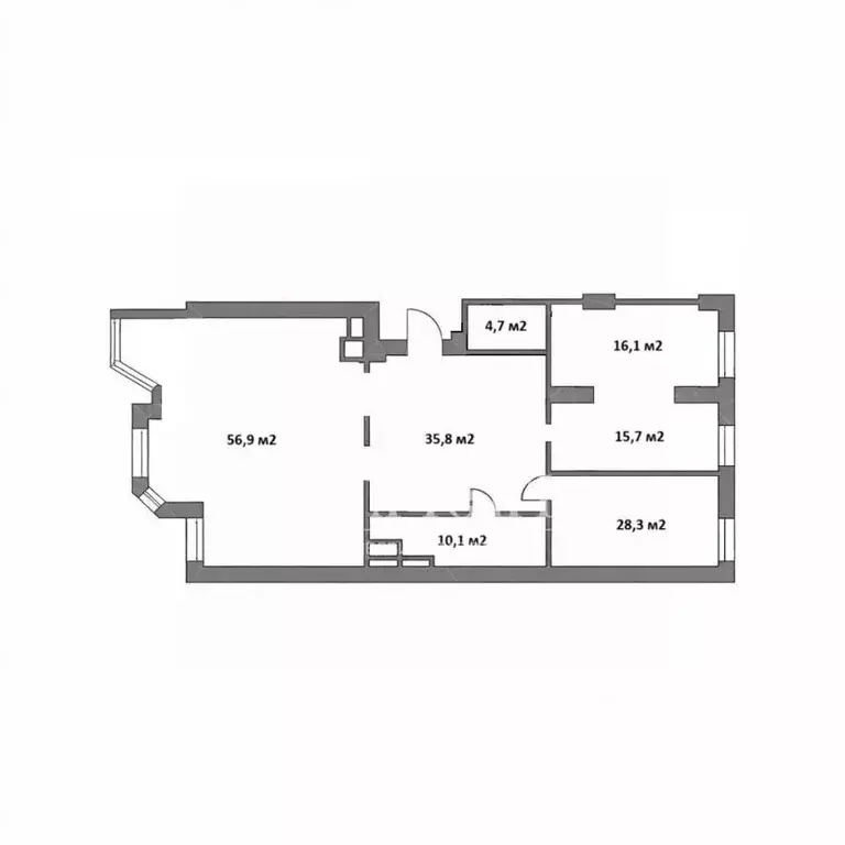 4-к кв. Москва Ломоносовский просп., 25к5 (168.5 м) - Фото 2