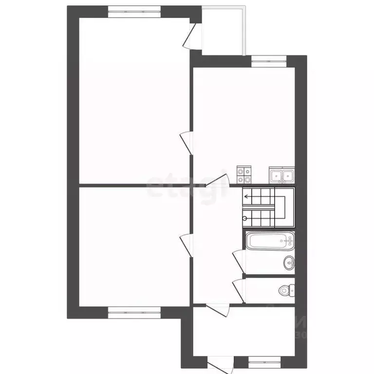 Дом в Ярославская область, Мышкин ул. Энергетиков, 16 (125 м) - Фото 1