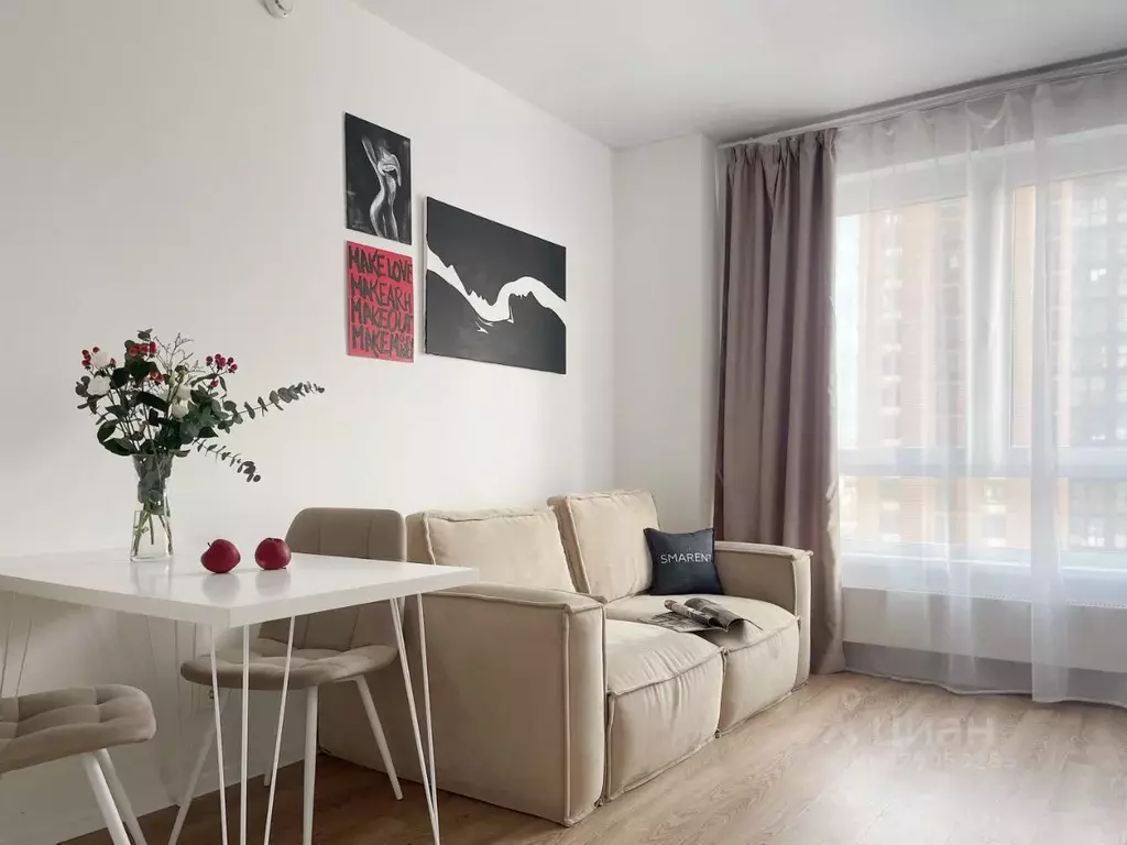 Студия Москва ул. Малая Очаковская, 4Ак2 (20.0 м) - Фото 1