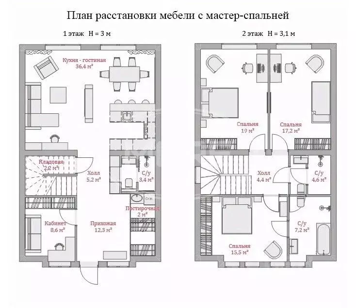 Таунхаус в Калининградская область, Гурьевск ул. Солнечная, 42 (155 м) - Фото 1