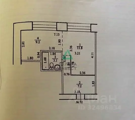 Студия Башкортостан, Уфа ул. Левитана, 14/1 (31.3 м) - Фото 2