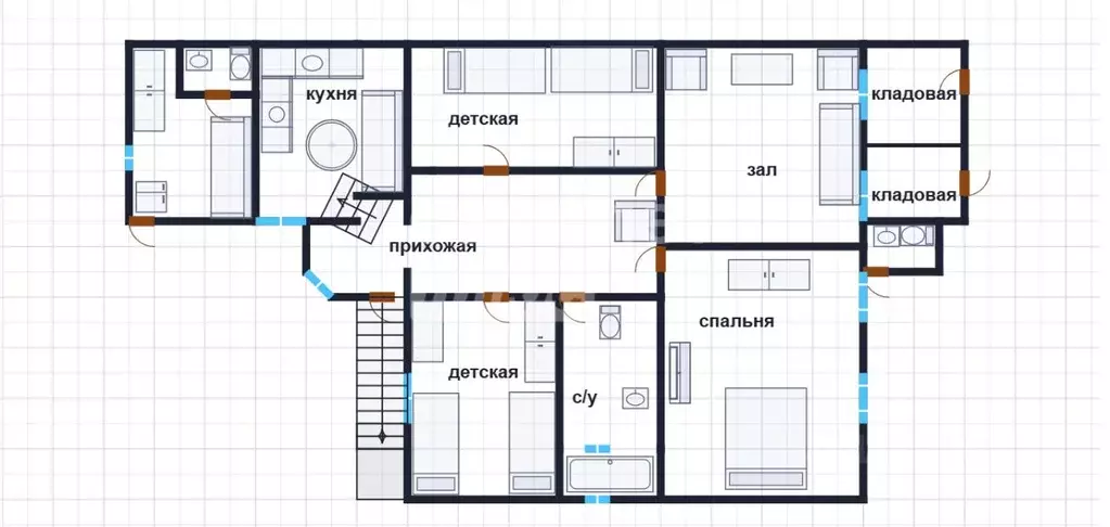 Дом в Дагестан, Каспийск Бекенезская ул., 32 (165 м) - Фото 2