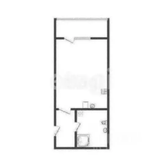 Студия Курская область, Курск ул. Энгельса, 115/5 (26.4 м) - Фото 2