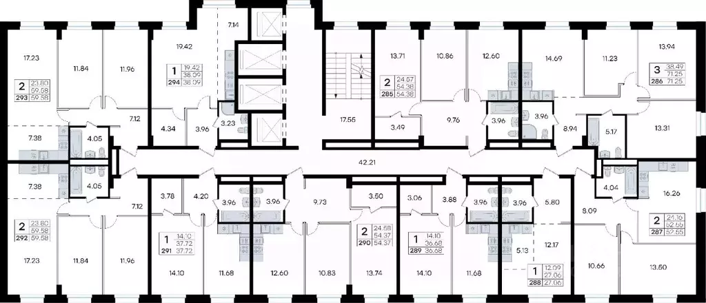 2-к кв. Приморский край, Владивосток ул. Тухачевского (52.55 м) - Фото 2