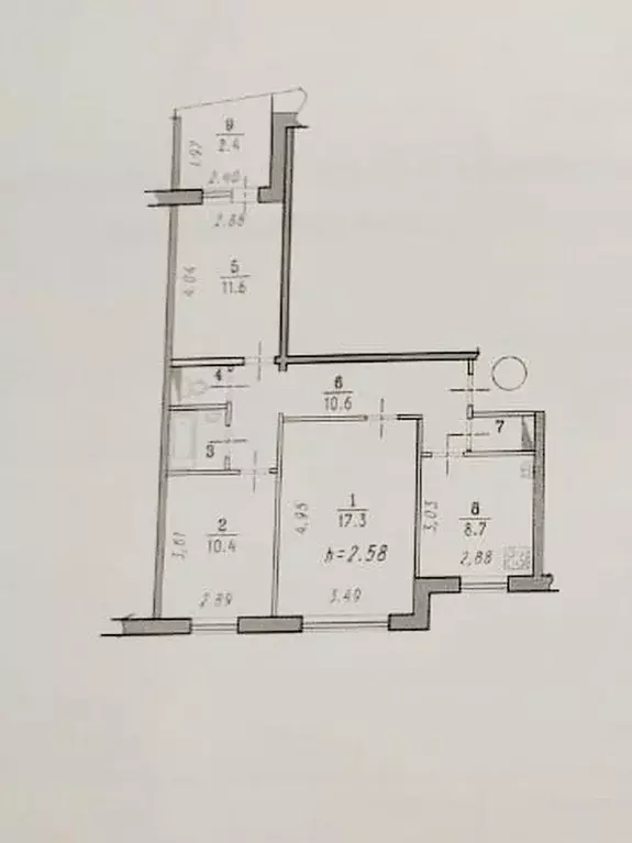 Продаётся 3-к квартира, 64.1 м - Фото 1