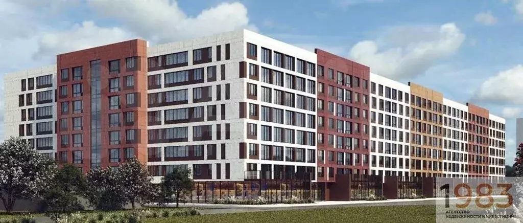 1-к. квартира, 34,7 м, 4/8 эт. - Фото 1