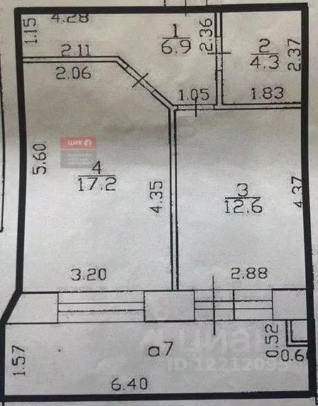 1-к кв. Рязанская область, Рязань Касимовское ш., 32к5 (48.0 м) - Фото 1