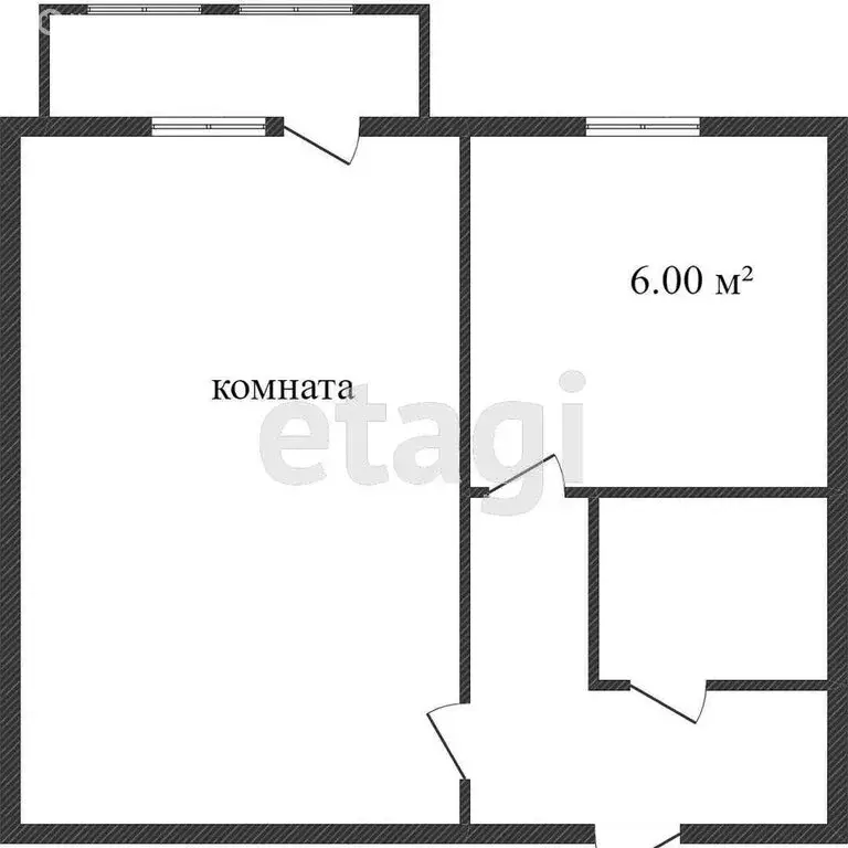 1-комнатная квартира: Ялуторовск, улица Максима Горького, 39Ак1 (36 м) - Фото 1
