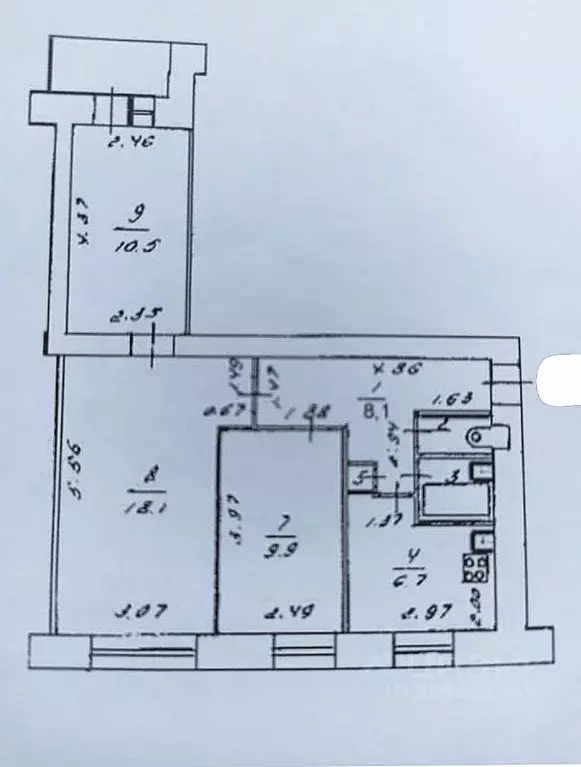 3-к кв. Кировская область, Киров ул. Карла Маркса, 23 (57.7 м) - Фото 0