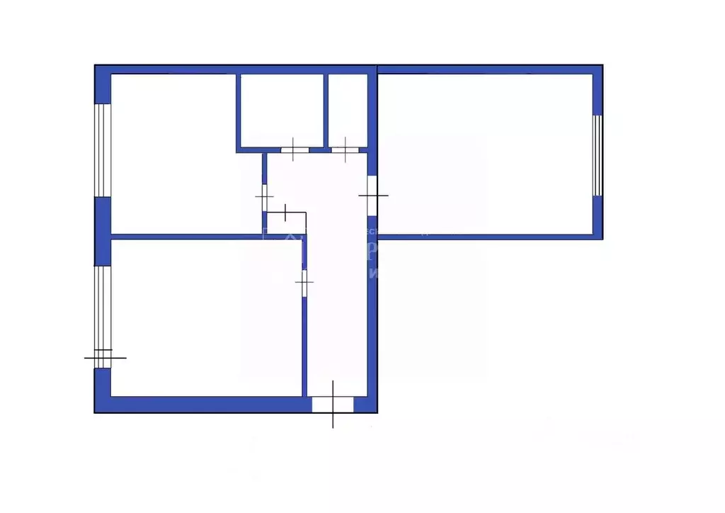 2-к кв. Кемеровская область, Кемерово ул. Серебряный Бор, 5 (64.0 м) - Фото 2