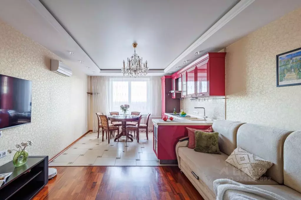 3-к кв. Московская область, Пушкино ул. 1-я Серебрянская, 21 (92.8 м) - Фото 1