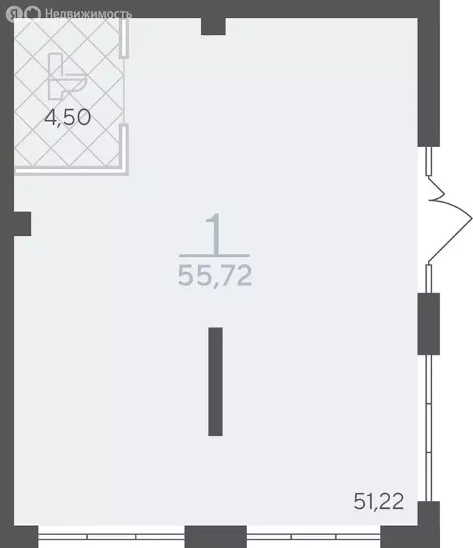 Офис (55.72 м) - Фото 2